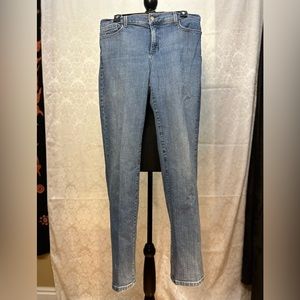 Not Your Daughters Jeans Women’s Blue Denim Straight Leg Jeans (12)